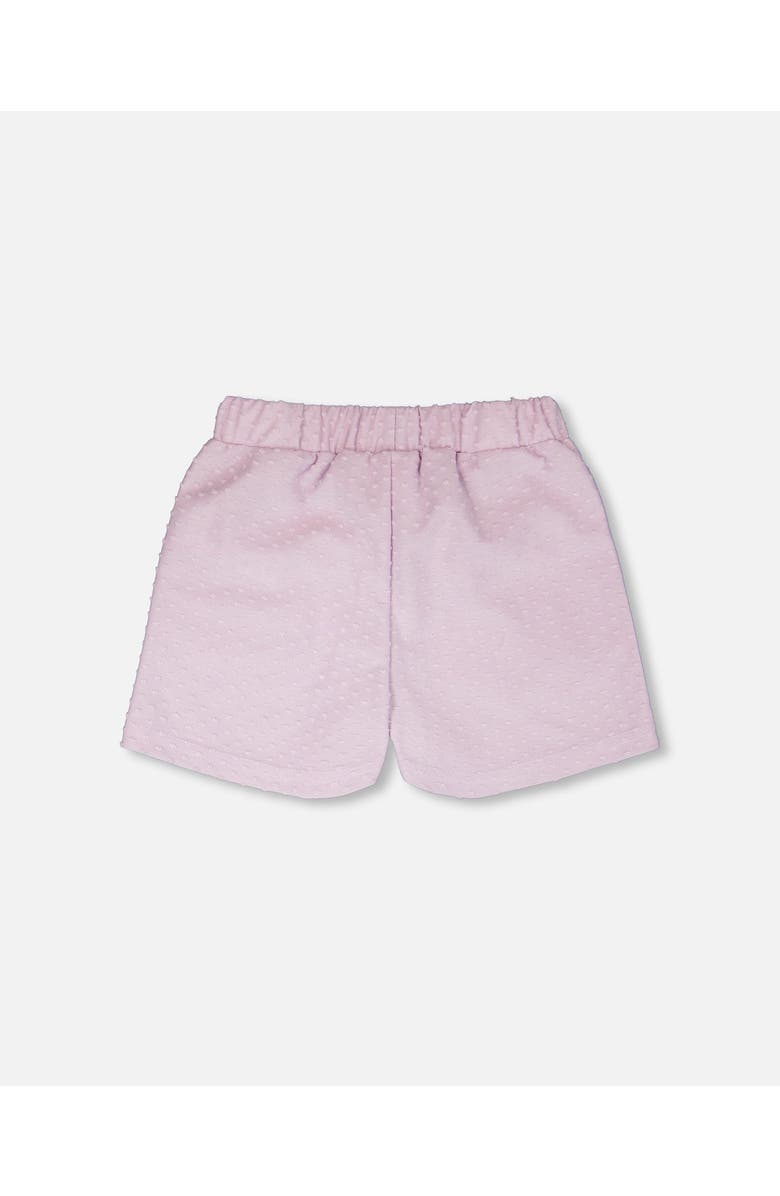 Deux par Deux Jersey Relaxed Cut Shorts, Alternate, color, Lavender