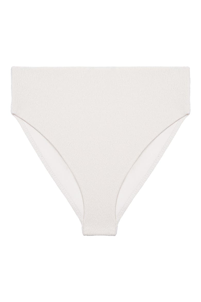 Bela High Waist Swim Bottoms, Alternate, color, WHITE