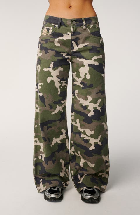 Archive Baggy Wide Leg Jeans