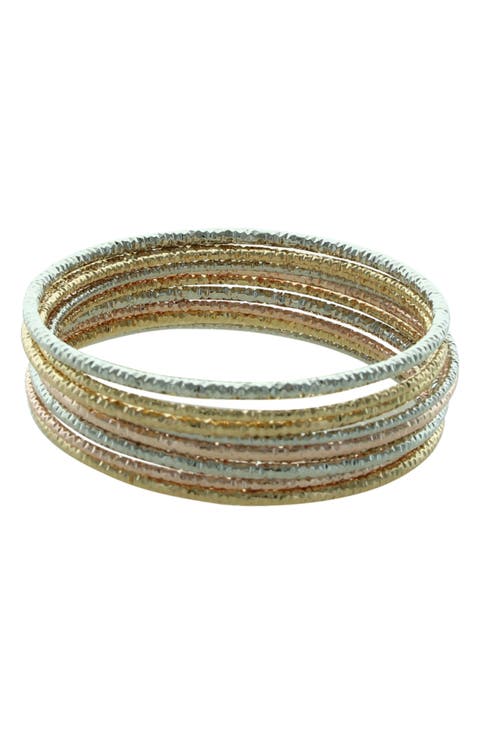 Inaya Set of 10 Bangle Bracelets