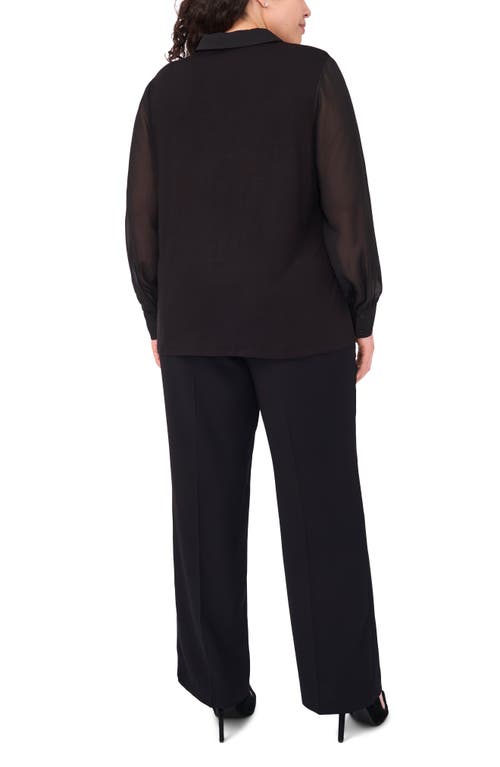 Halogenr Halogen(r) Layered Look Sweater Vest In Black