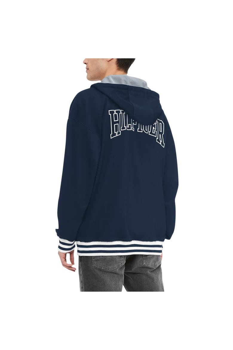 Men's Tommy Hilfiger Navy Dallas Cowboys Aaron Quarter-Zip Hoodie, Alternate, color, Navy