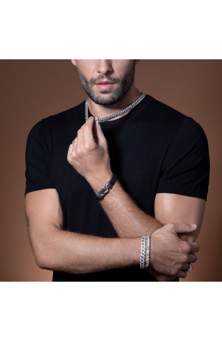 Anna Zuckerman Marine Wristband, Alternate, color, Black