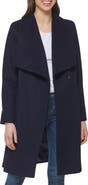 Cole Haan Signature Slick Wool Blend Wrap Coat