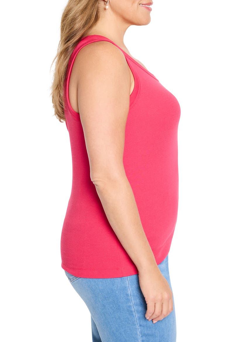 Perfect Knit Rib Scoop Neck Tank, Alternate, color, DAIQUIRI