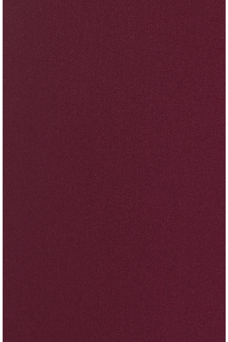 Tie-Neck Halter Jumpsuit, Alternate, color, BURGUNDY