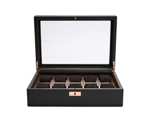 Wolf Axis 10 Piece Watch Box In Copper