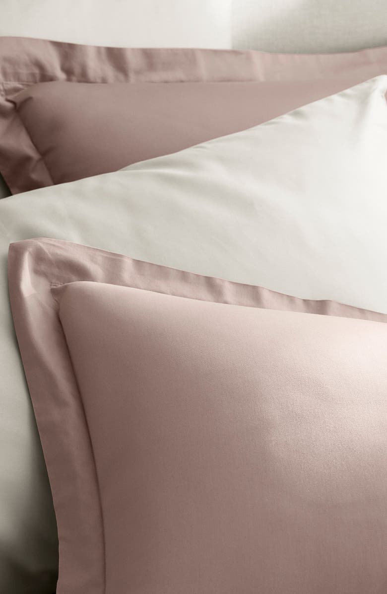 Boll & Branch Hemmed Percale Duvet Cover & Pillow Shams Set, Alternate, color, 