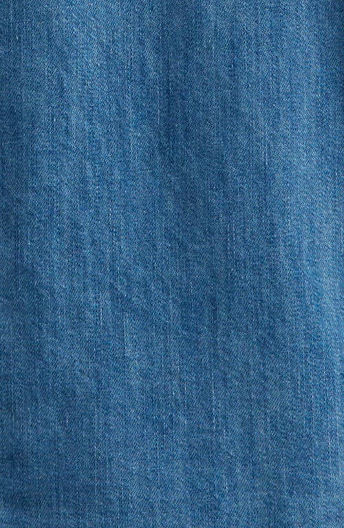 Nordstrom Kids' Cotton Chambray Button-down Shirt In Blue