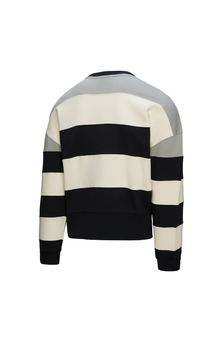 Mitchell & Ness Women's Mitchell & Ness Gray/Black Los Angeles Dodgers Cooperstown Collection Blocked Fleece Pullover Sweatshirt, Alternate, color, Gray