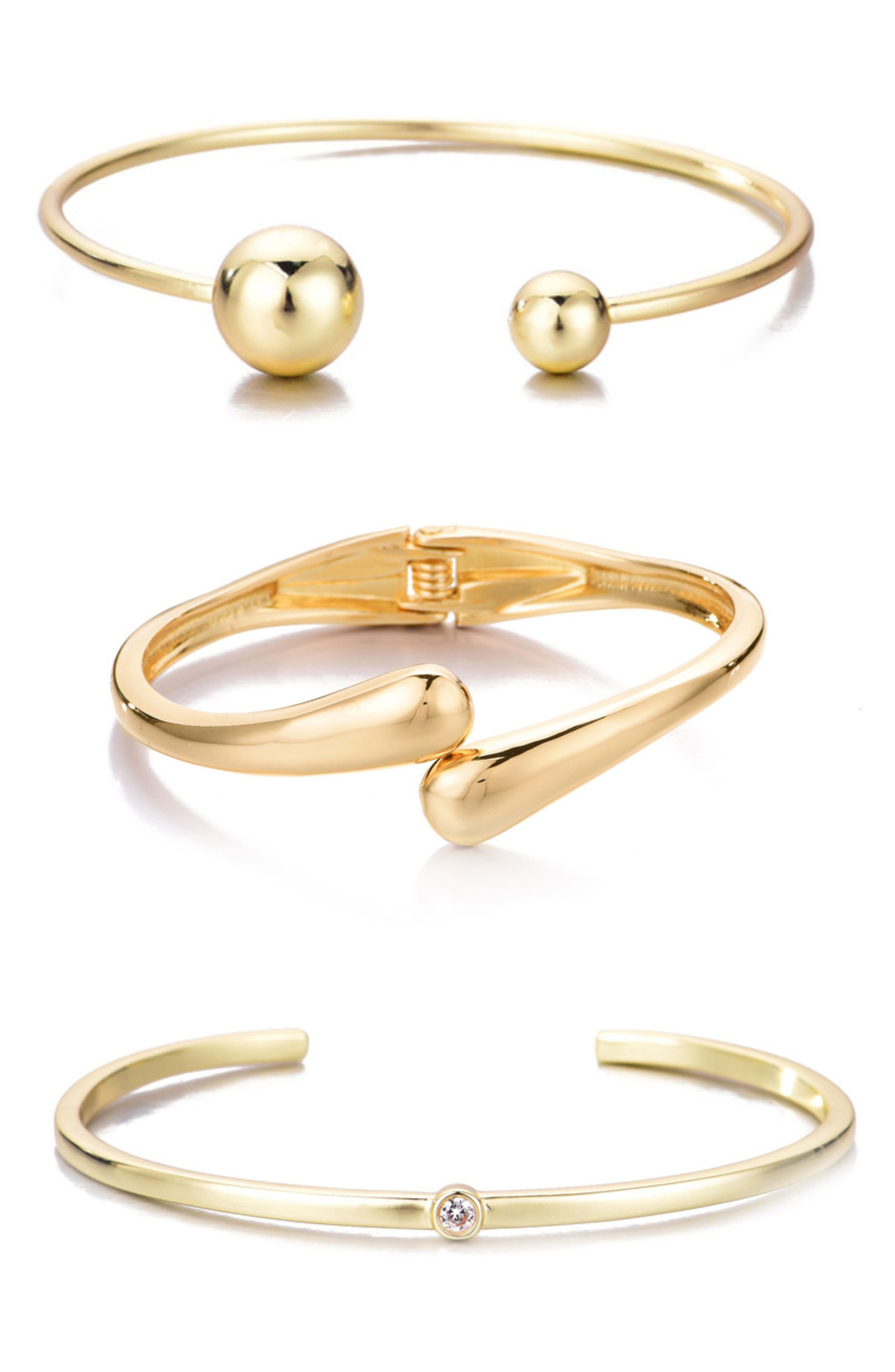 Adornia Set of 3 Assorted Bracelets
