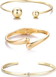 Adornia Set of 3 Assorted Bracelets