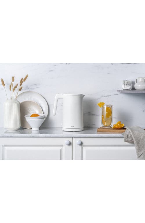 Zwilling Enfinigy 1-liter Cool Touch Electric Kettle In White