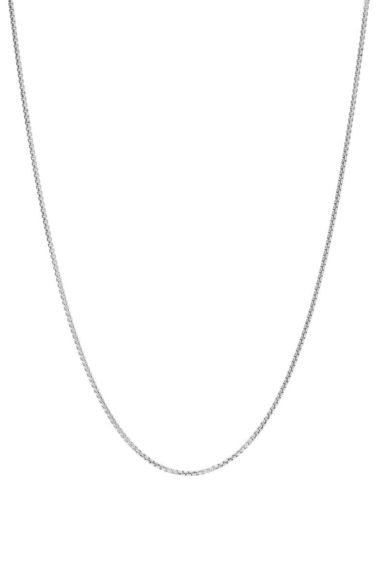 Venetian Chain Necklace, Main, color, STERLING SILVER/ POLISHED