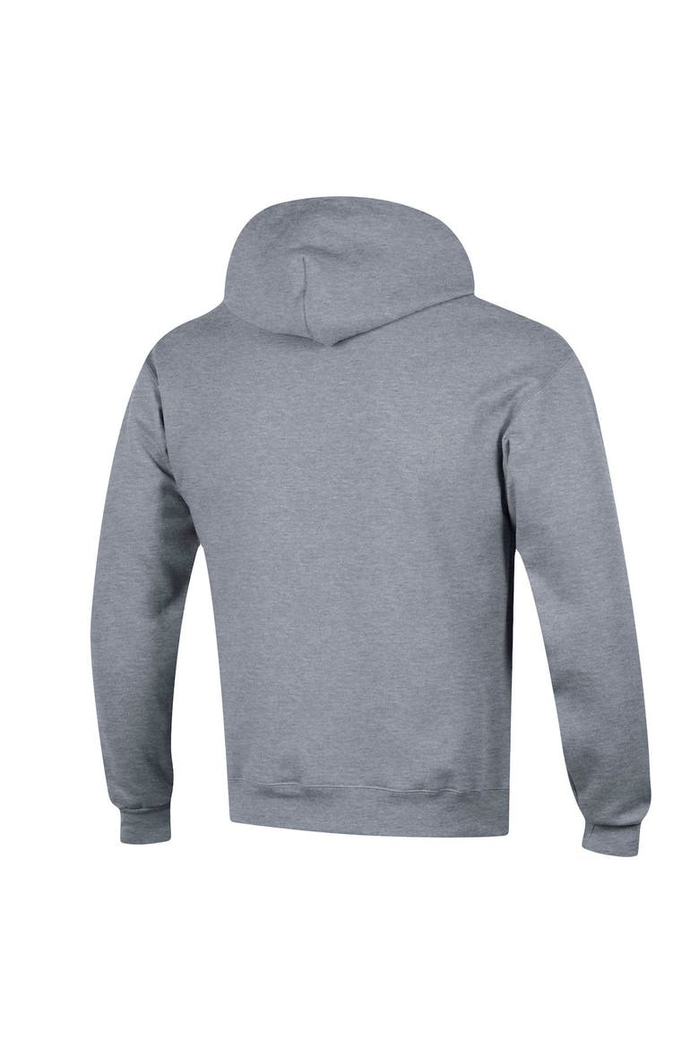 Men's Champion Heather Gray Indiana Hoosiers Arch Pill Pullover Hoodie, Alternate, color, Heather Gray