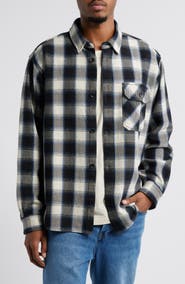 Carhartt Work In Progress Witten Buffalo Check Cotton Button-Up Shirt