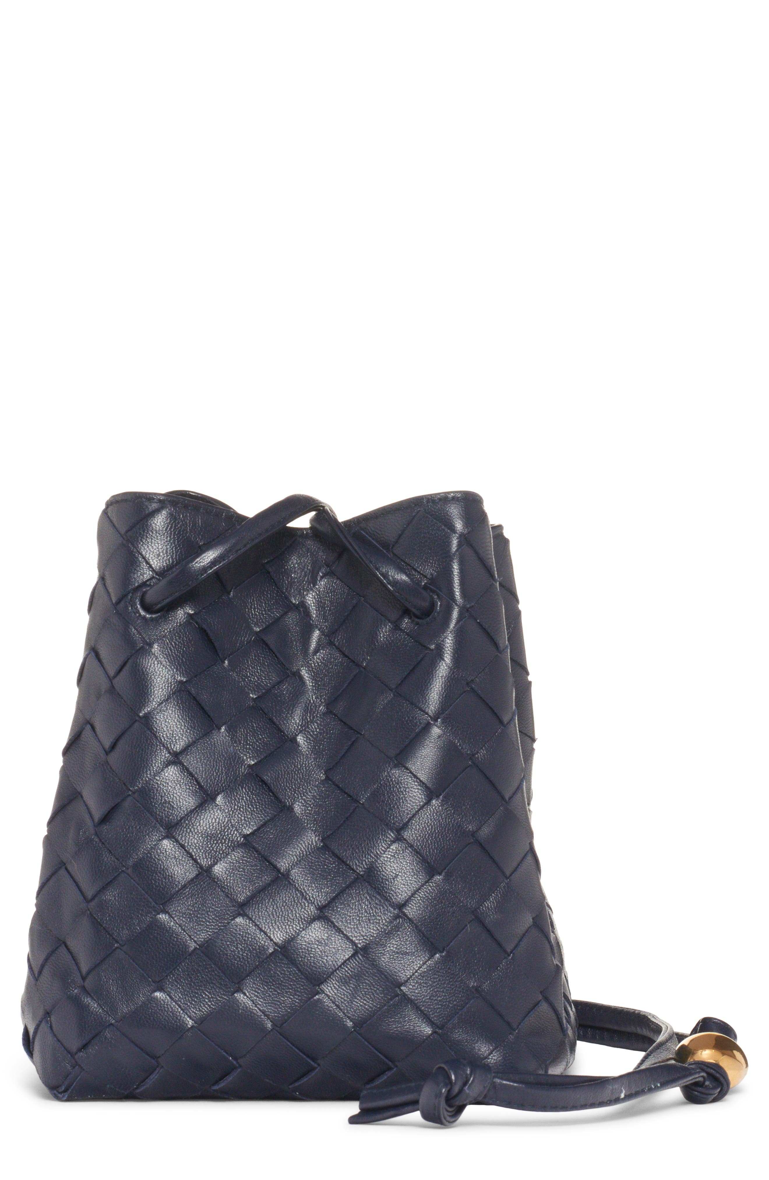 Bottega Veneta Intrecciato Leather Bucket Bag, Main, color, 