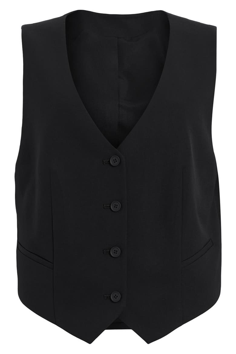 Aleida Lightweight Vest, Alternate, color, BLACK