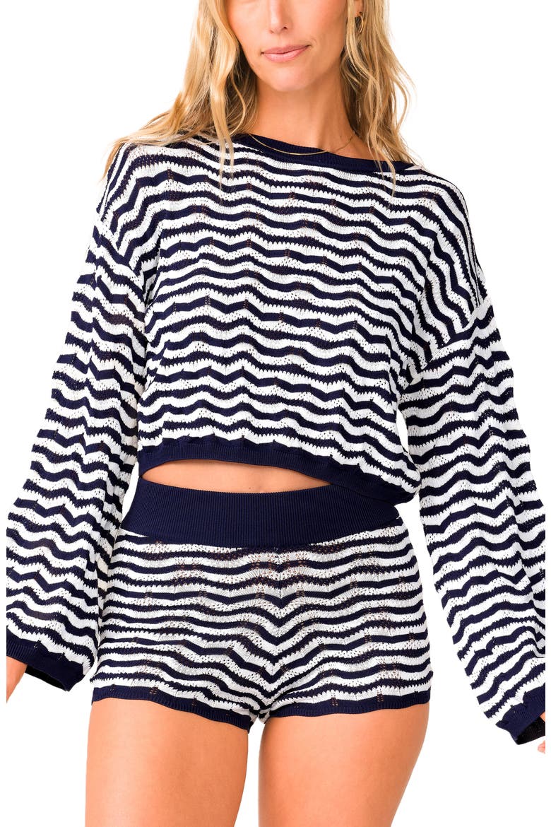 Palmer Crop Cover-Up Sweater, Main, color, PISCES