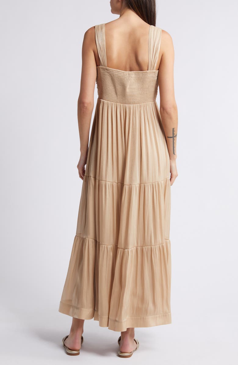 KOBI HALPERIN Maisie Tiered Dress, Alternate, color, Teak