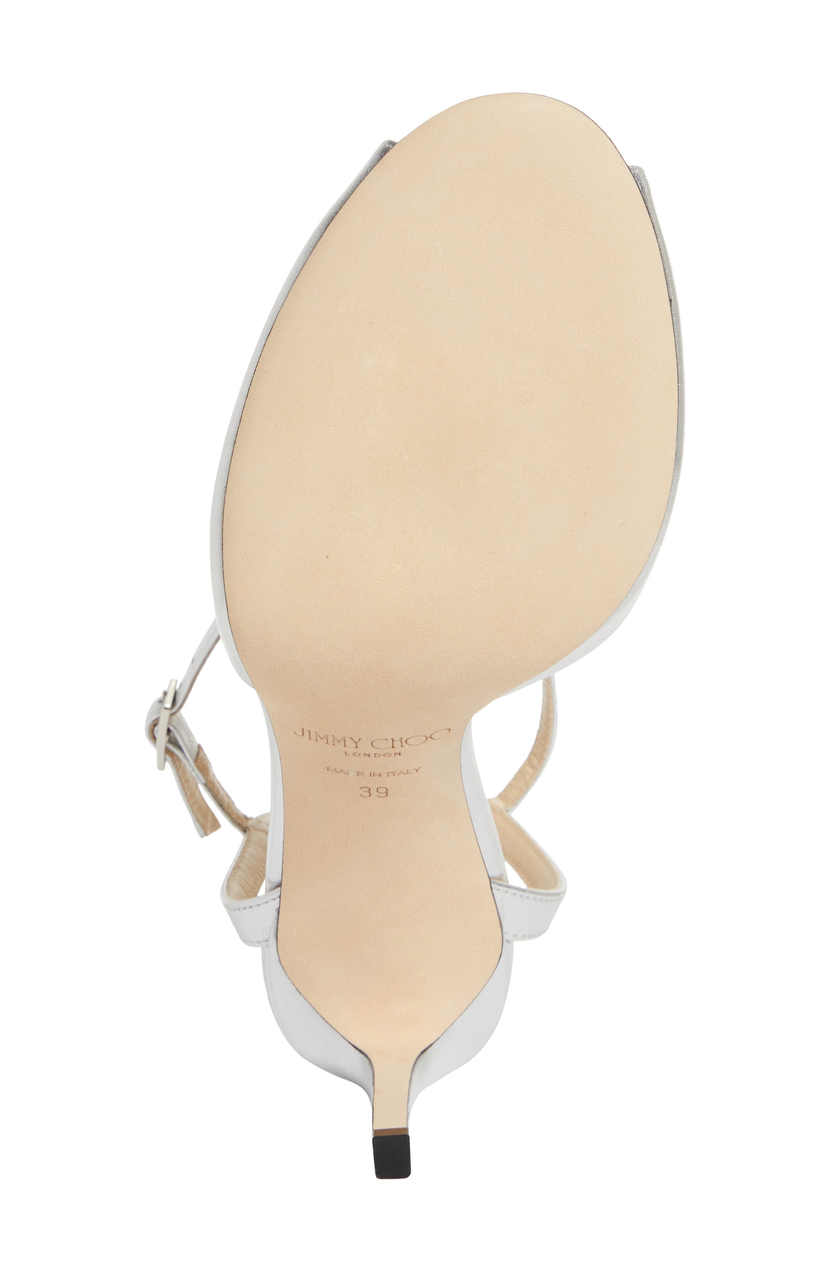 Jimmy Choo Sacora Sandal, Alternate, color, Silver