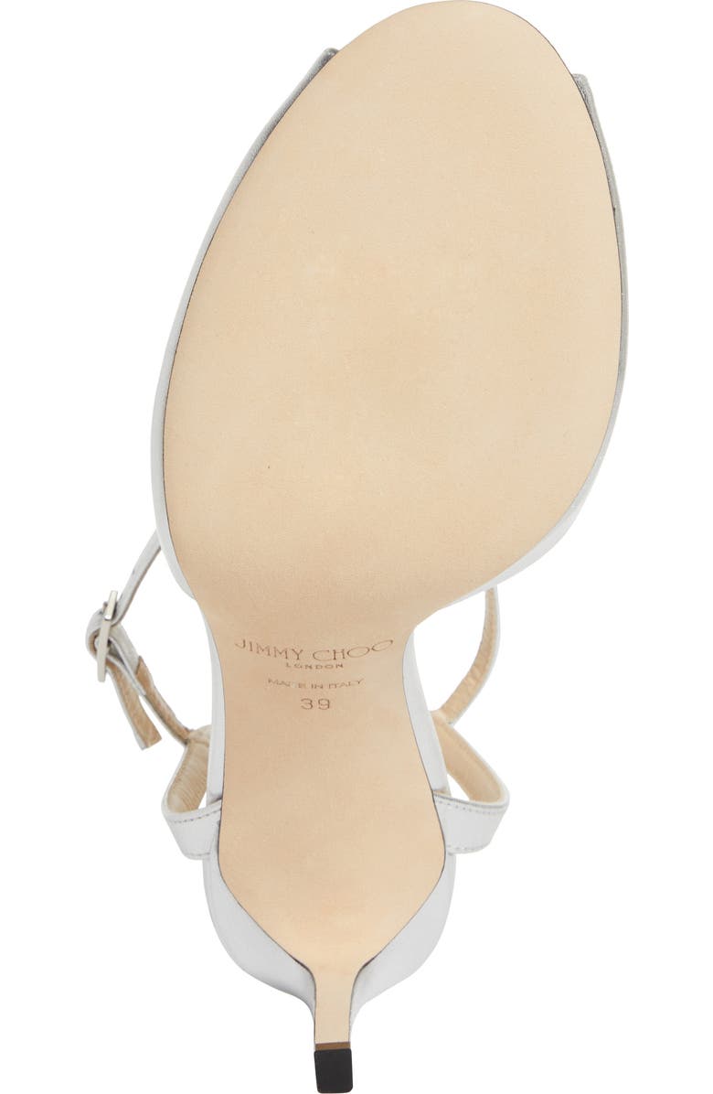 Jimmy Choo Sacora Sandal, Alternate, color, Silver