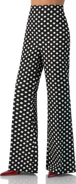 IVONNE Polka Dot Flared Pants