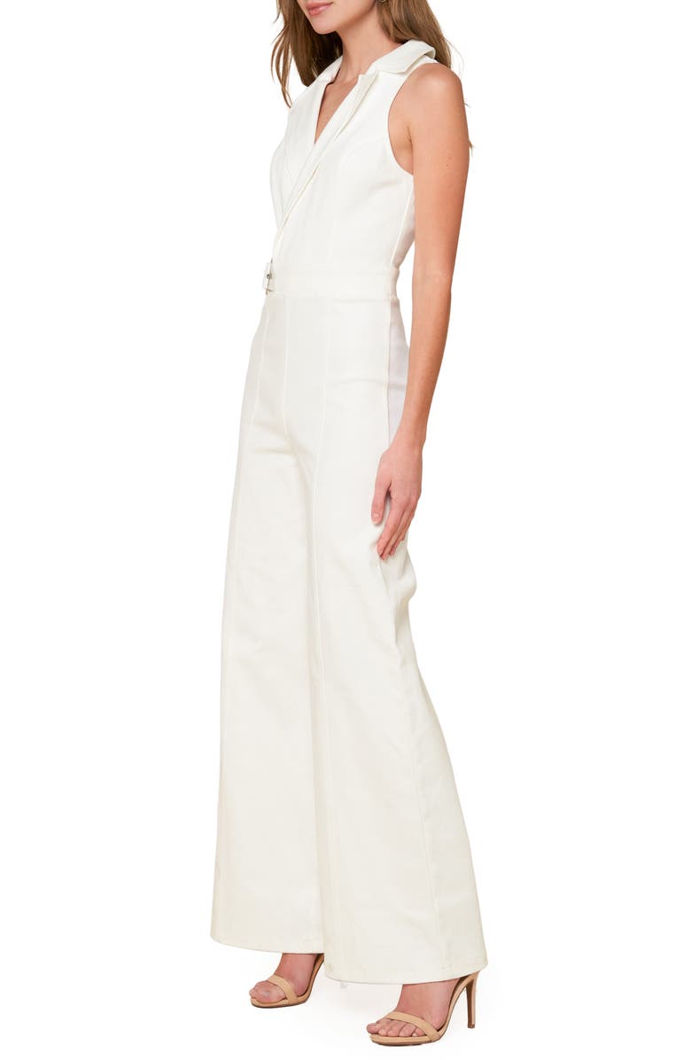 FLYING TOMATO Wide Leg Jumpsuit, Alternate, color, White