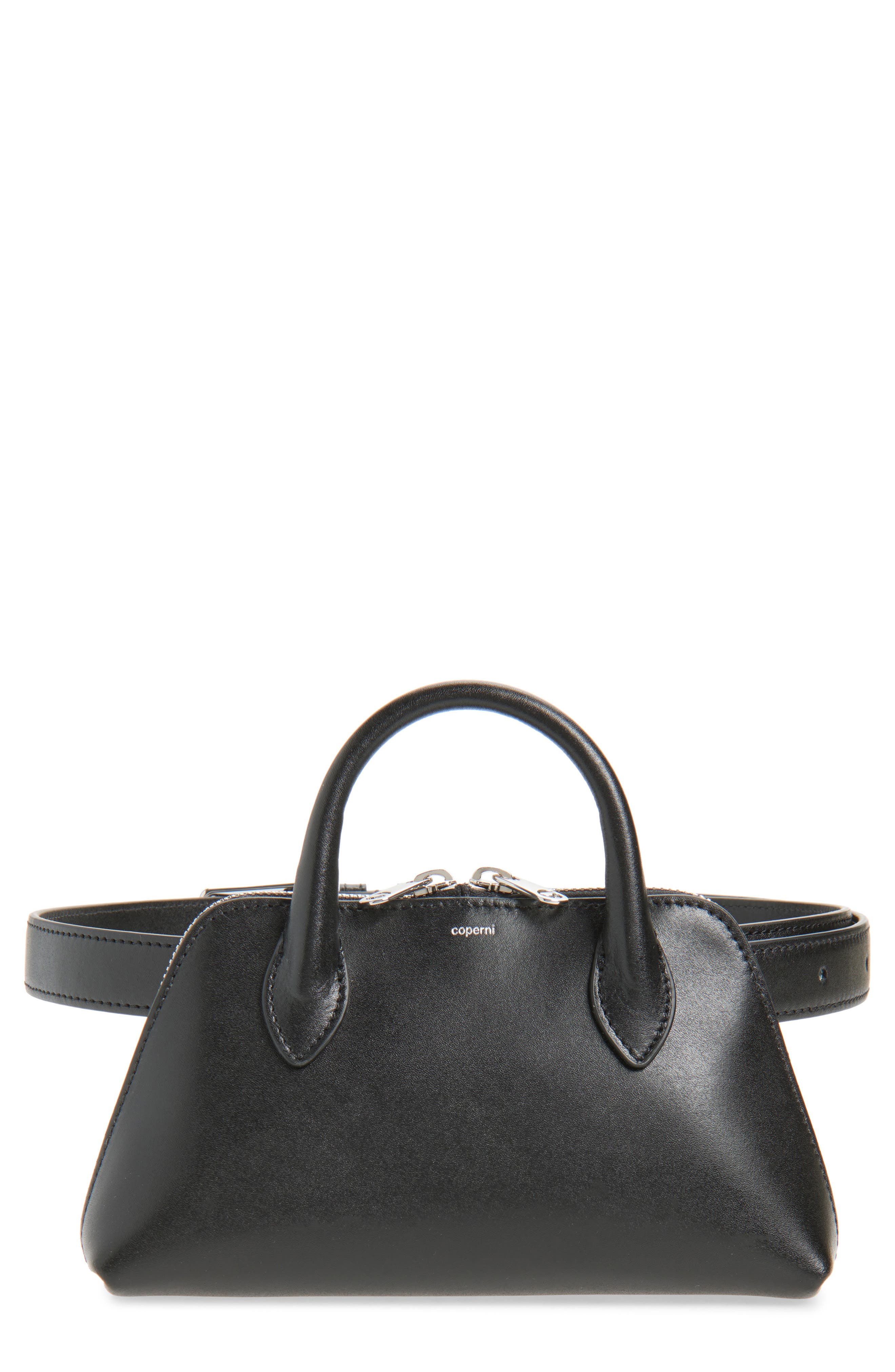 Coperni Duffle Belt Bag, Main, color, Black Blk