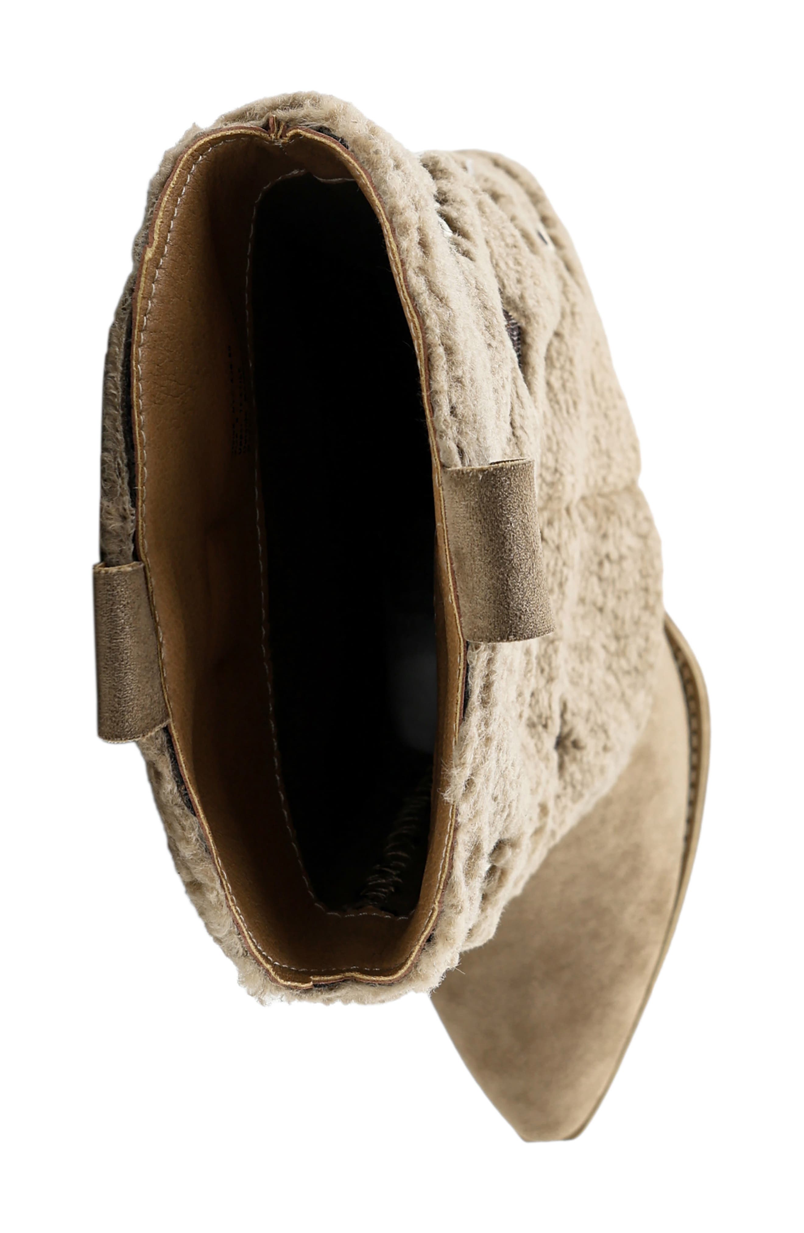 Bobbi Faux Fur Boot, Main, color, TAUPE