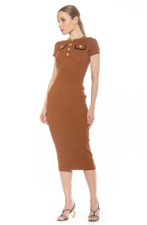 Alexia Admor Rhys Dress In Camel