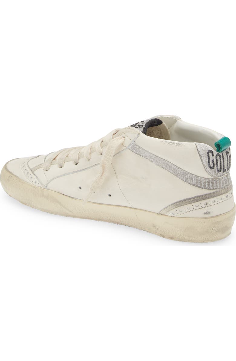 Golden Goose Mid Star Sneaker, Alternate, color, White/ Green