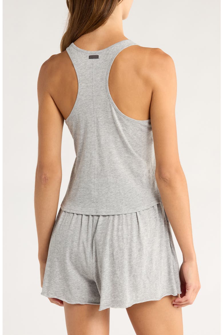 Organic Pima Cotton Curve Hem Tank, Alternate, color, STORM GREY HEATHER