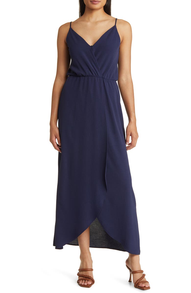 Fraiche by J Cami Elastic Waist Maxi Dress, Main, color, 