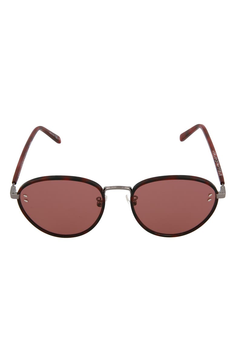 Stella McCartney 52mm Round Sunglasses, Main, color,