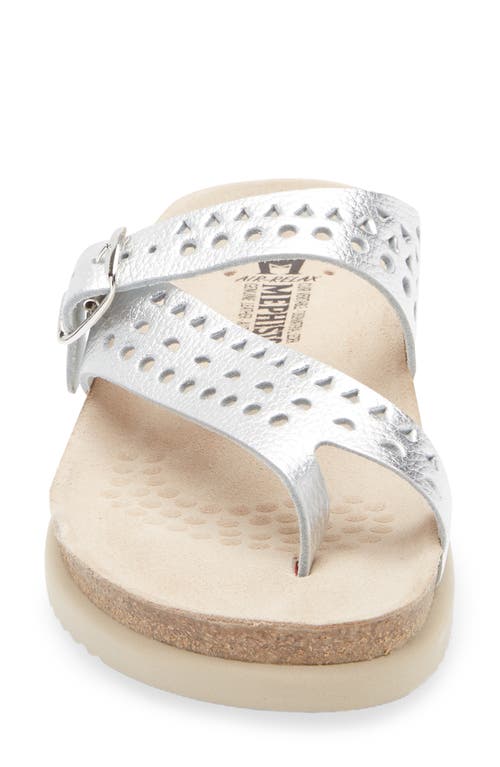 Mephisto Helena Perforated Toe Loop Sandal