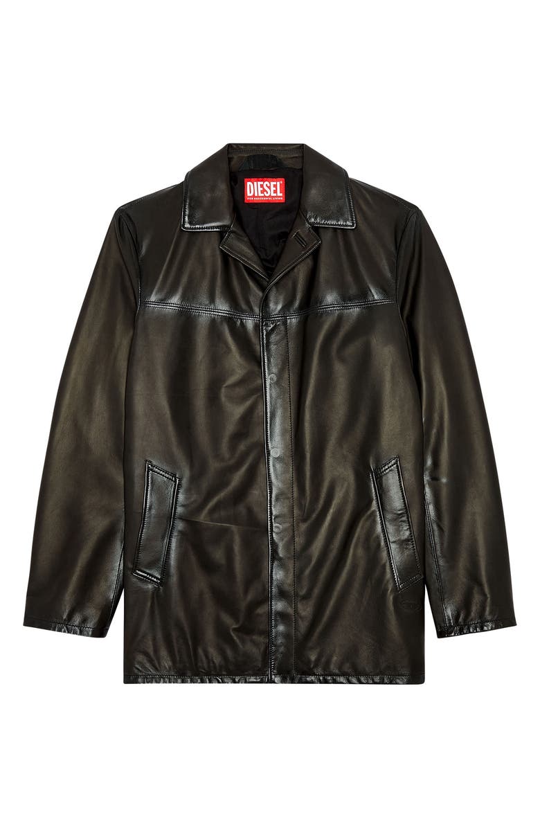 DIESEL<sup>®</sup> Nico Leather Jacket, Alternate, color, 