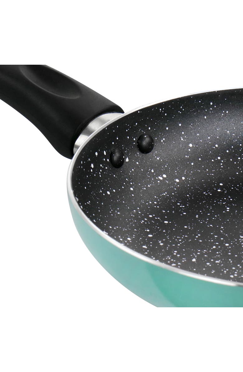 OSTER Luneta 8 Inch Aluminum Nonstick Frying Pan, Alternate, color, Blue