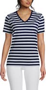 Lands' End Supima Cotton V-neck T-Shirt