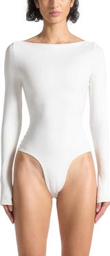 Manière De Voir Eva Boat Neck Bodysuit