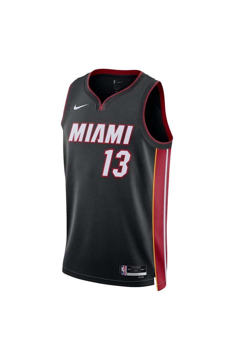 Nike Unisex Nike Bam Adebayo Black Miami Heat Swingman Jersey - Icon Edition, Alternate, color, Black