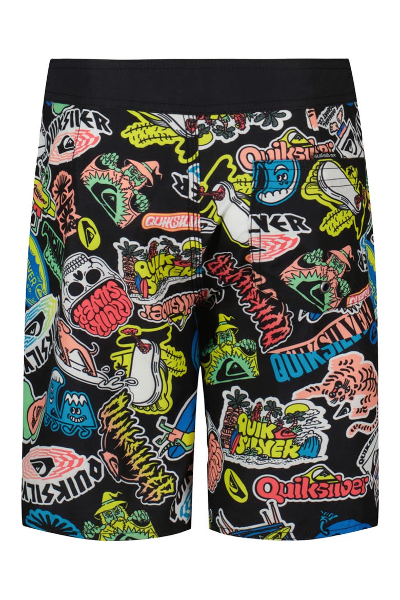 Kids' Everyday Swim Trunks, Alternate, color, BLACK