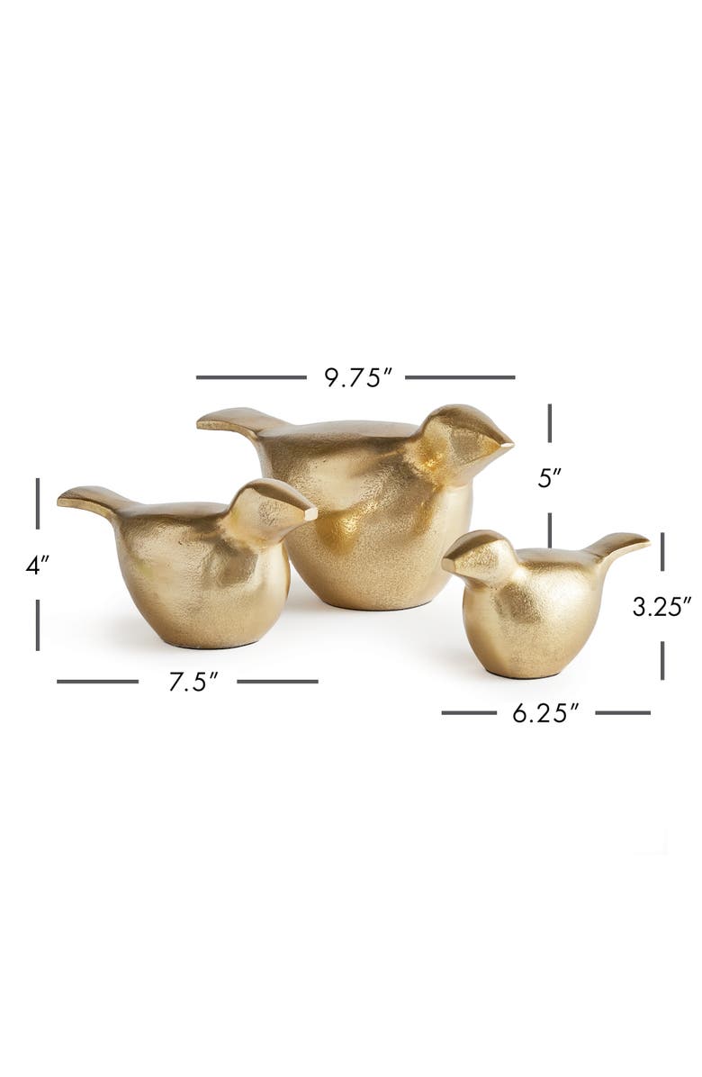 Napa Home & Garden Birds Of A Feather Sculptures Decorative Objects Set of 3, Alternate, color, 
