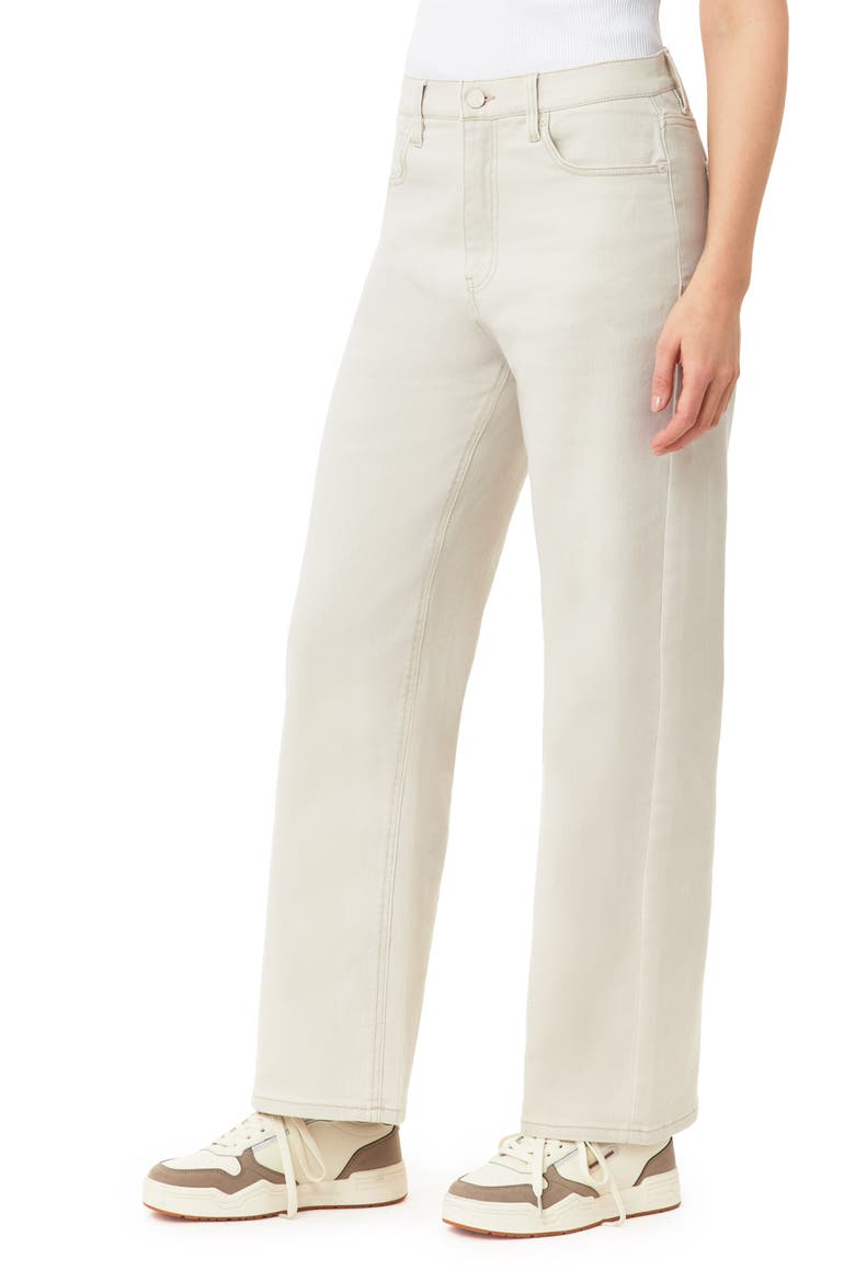 The Flow High Waist Straight Leg Jeans, Alternate, color, ECRU