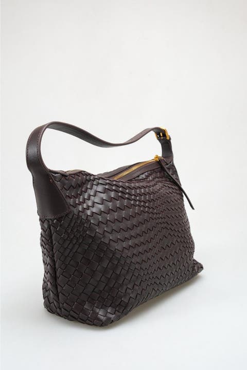 Kira Woven Shoulder Bag