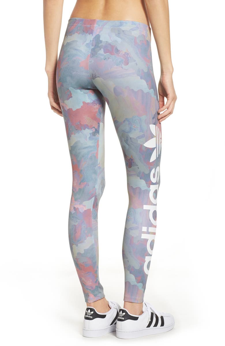 adidas Originals Logo Leggings, Alternate, color,