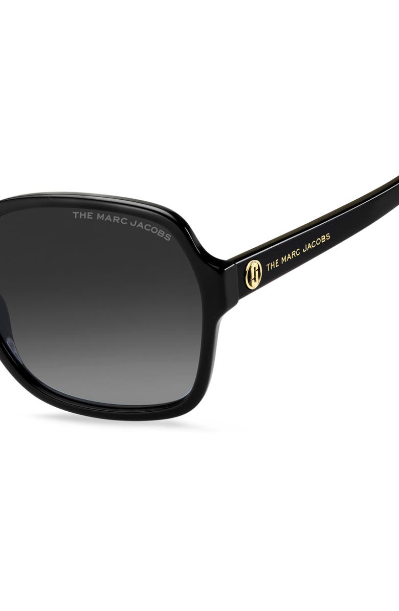 Marc Jacobs 57mm Gradient Square Sunglasses, Alternate, color,