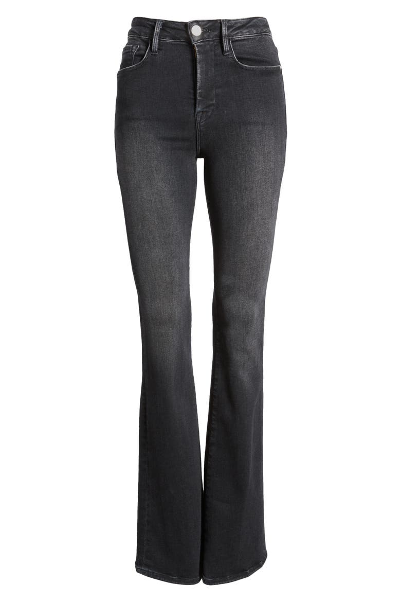 Le One High Waist Flare Jeans, Alternate, color, LARCHWOOD