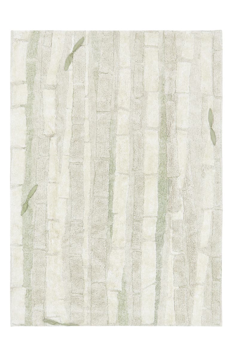 Lorena Canals Forest Washable Cotton Blend Rug, Main, color, Natural