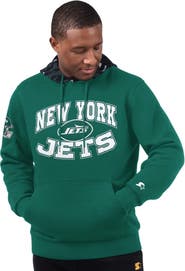STARTER Men's Starter Green New York Jets Thursday Night Gridiron Pullover Hoodie